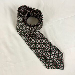 New wTag Brooks Brothers 346 Necktie Italian Silk Tie Made USA Green and Gold